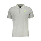 Gianmarco Venturi Gray Cotton Polo Shirt