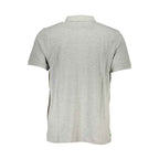 Gianmarco Venturi Gray Cotton Polo Shirt