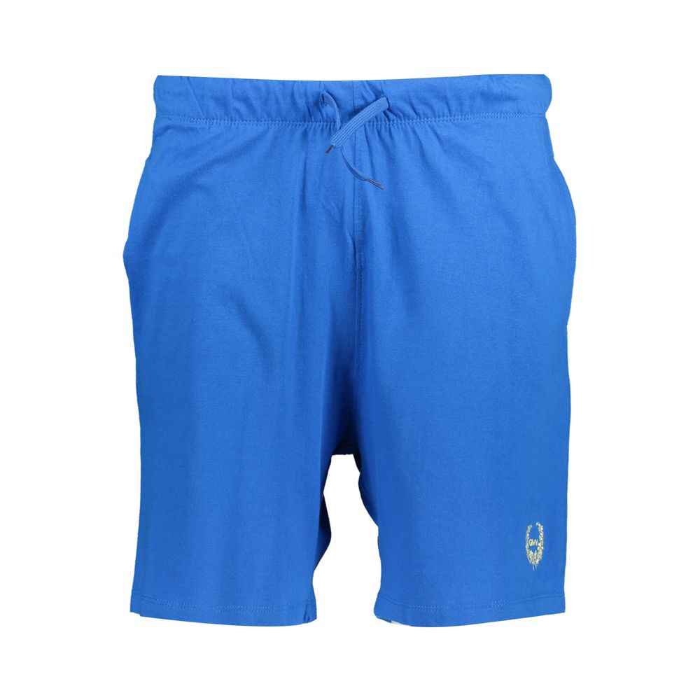 Gianmarco Venturi Blu Cotton Men's Sport Short