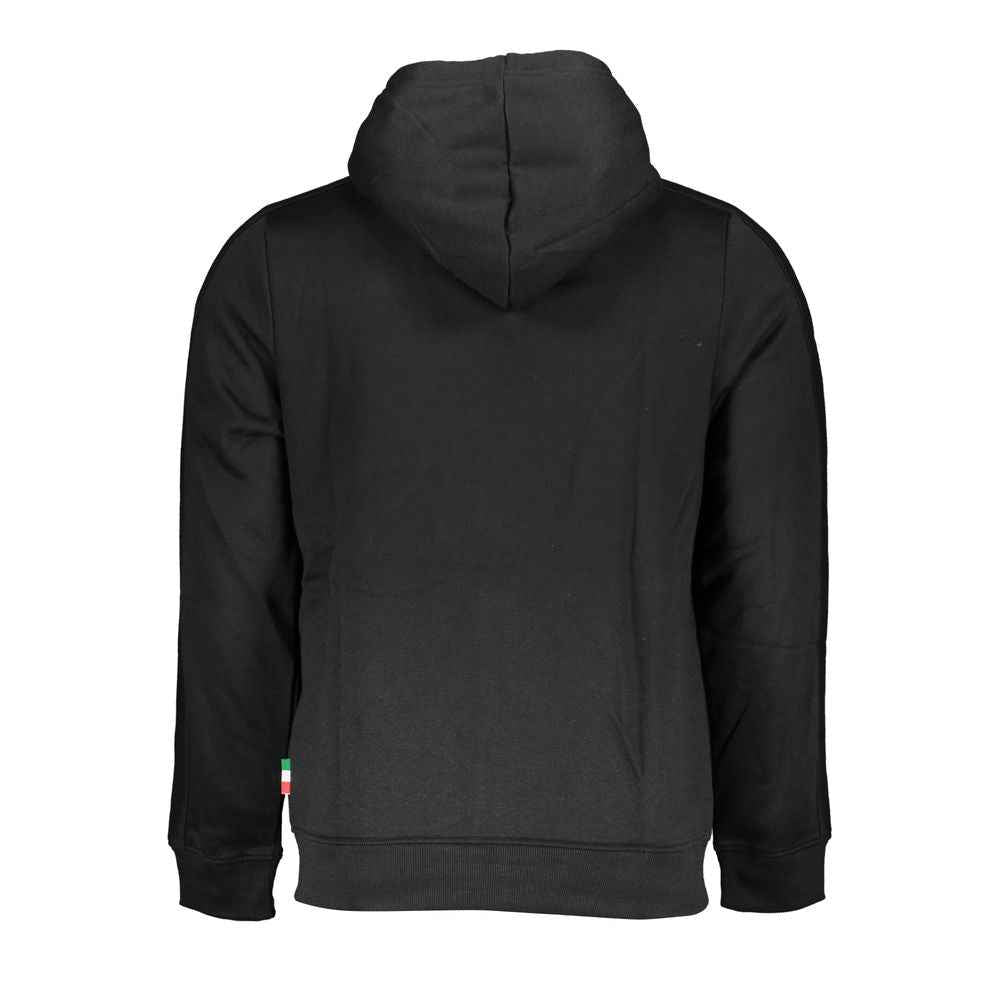 Gianmarco Venturi Black Cotton Sweatshirt