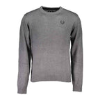Gianmarco Venturi Gray Cotton Sweater