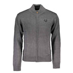 Gianmarco Venturi Gray Cotton Sweater