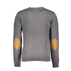 Gianmarco Venturi Gray Cotton Sweater