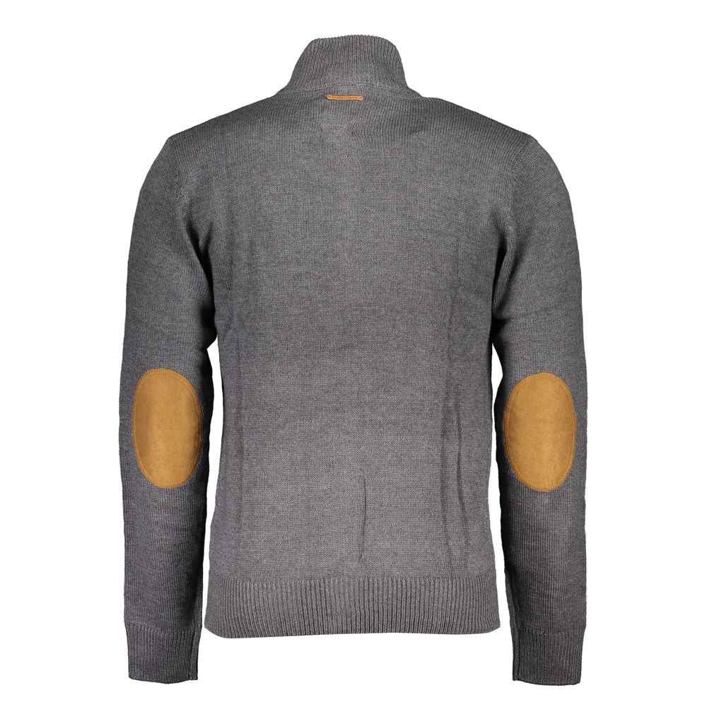 Gianmarco Venturi Gray Cotton Sweater