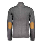 Gianmarco Venturi Gray Cotton Sweater