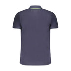 Gianmarco Venturi Blue Cotton Polo Shirt