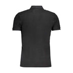 Gianmarco Venturi Black Cotton Polo Shirt