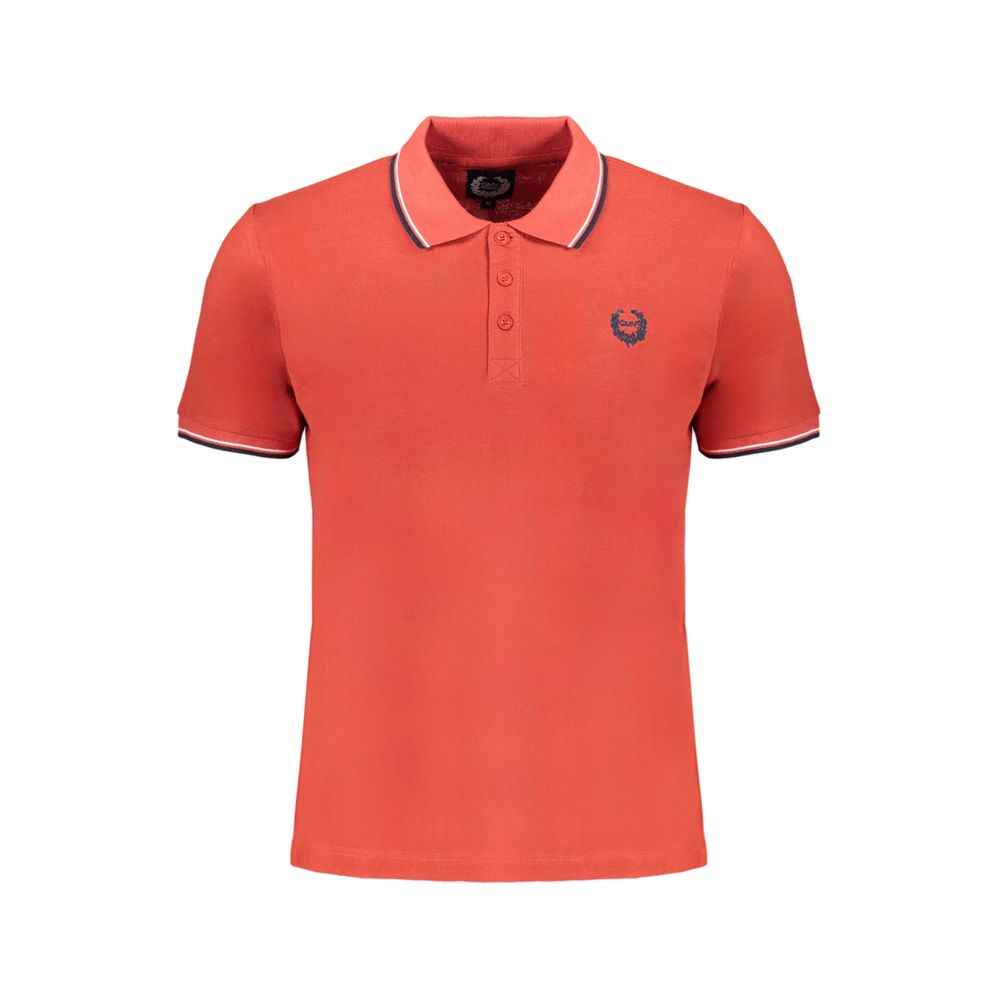 Gianmarco Venturi Red Cotton Polo Shirt