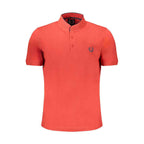 Gianmarco Venturi Red Cotton Polo Shirt