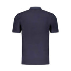 Gianmarco Venturi Blue Cotton Polo Shirt