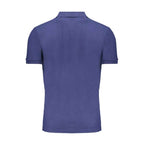 Gianmarco Venturi Blue Cotton Polo Shirt