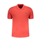 Gianmarco Venturi Red Cotton Polo Shirt