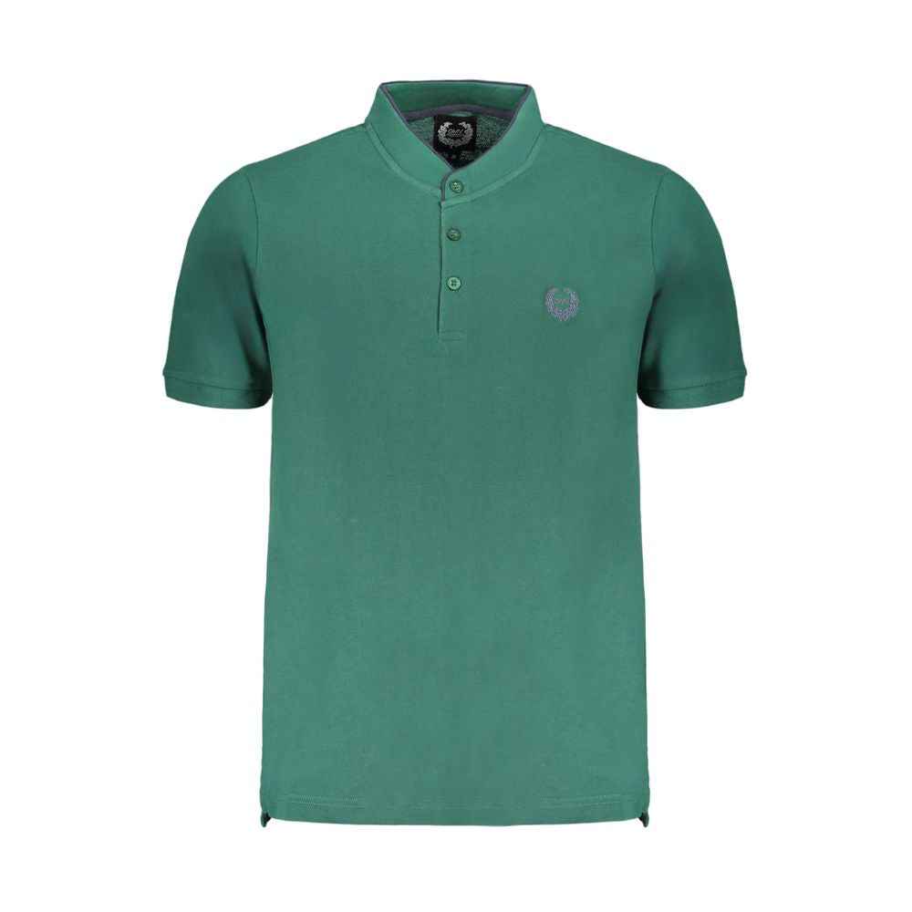 Gianmarco Venturi Green Cotton Polo Shirt