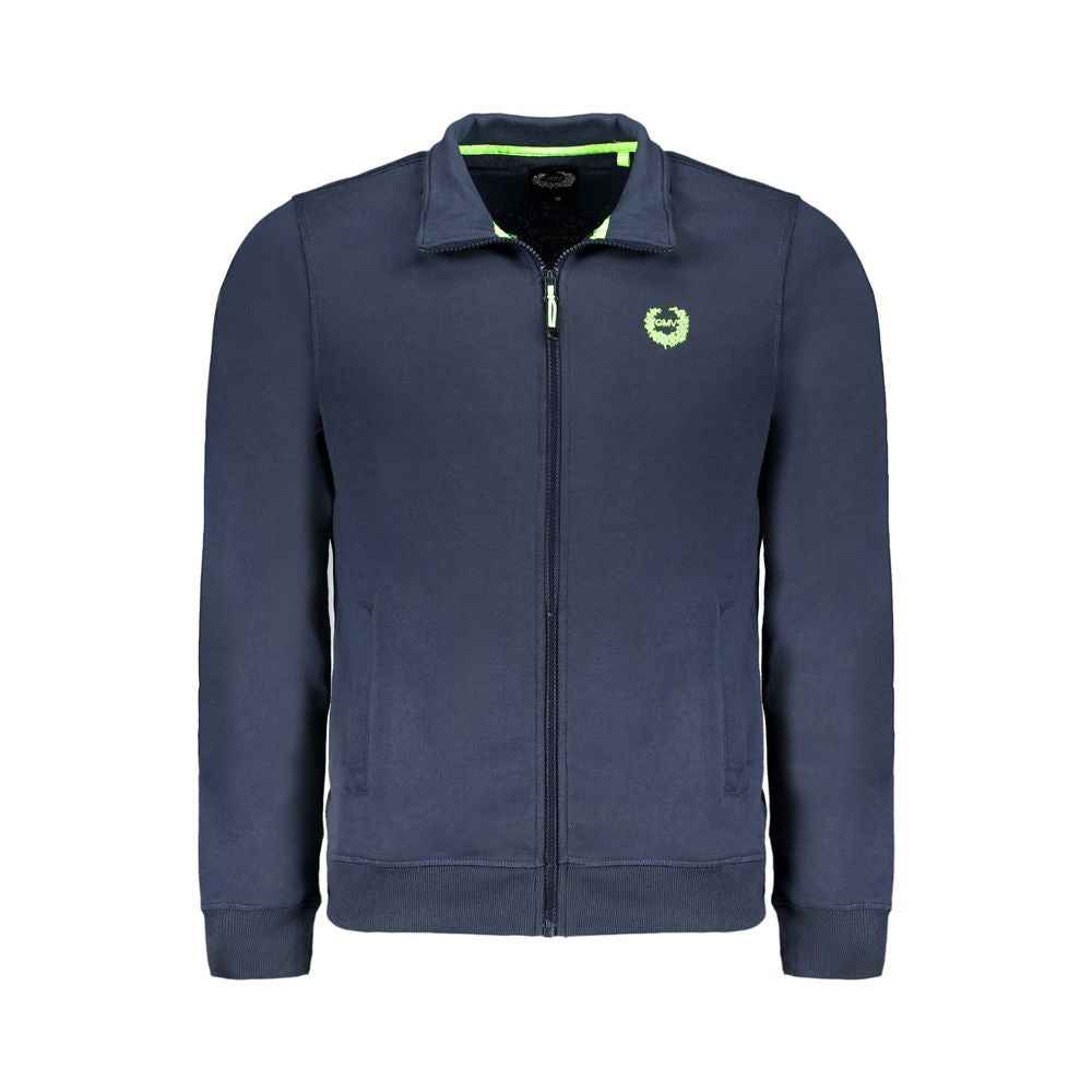 Gianmarco Venturi Blue Cotton Sweatshirt