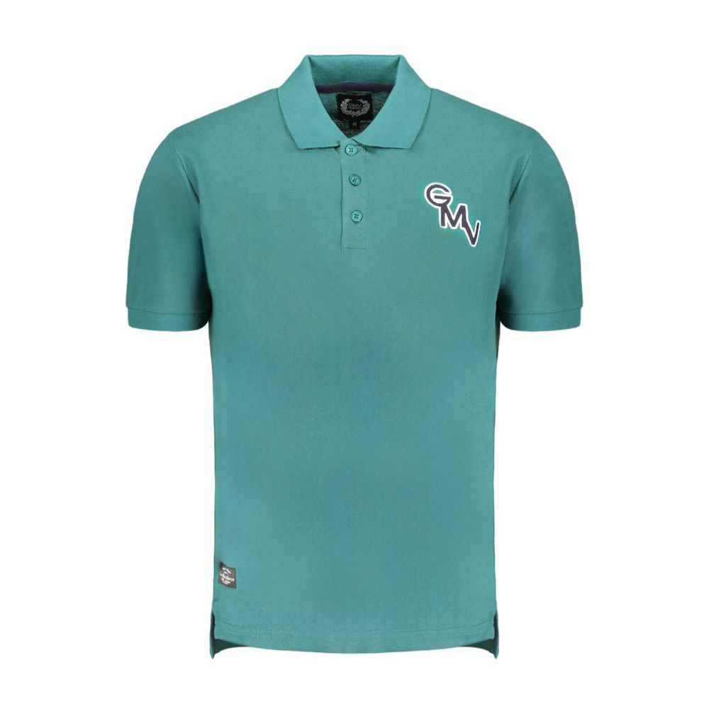 Gianmarco Venturi Green Cotton Polo Shirt