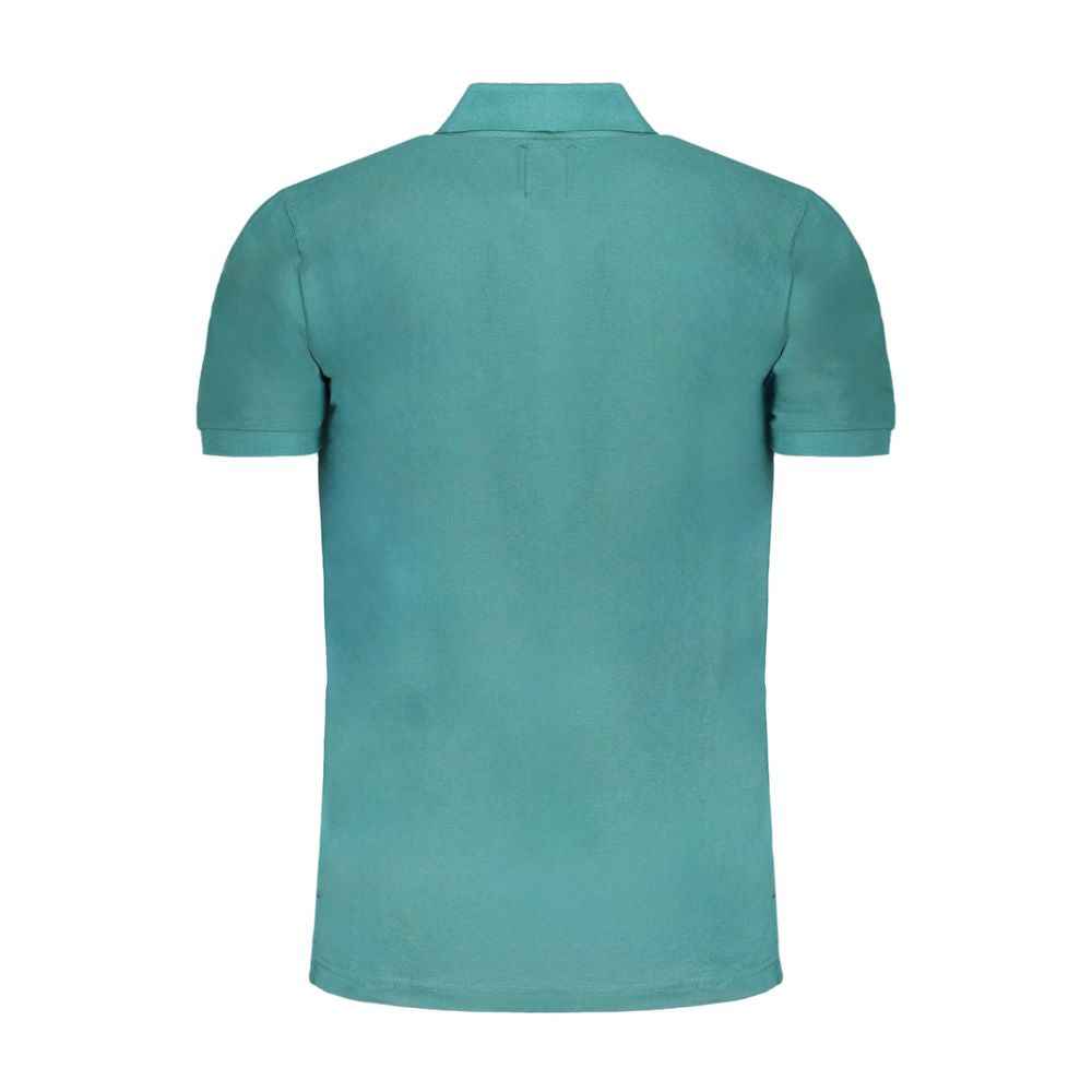 Gianmarco Venturi Green Cotton Polo Shirt