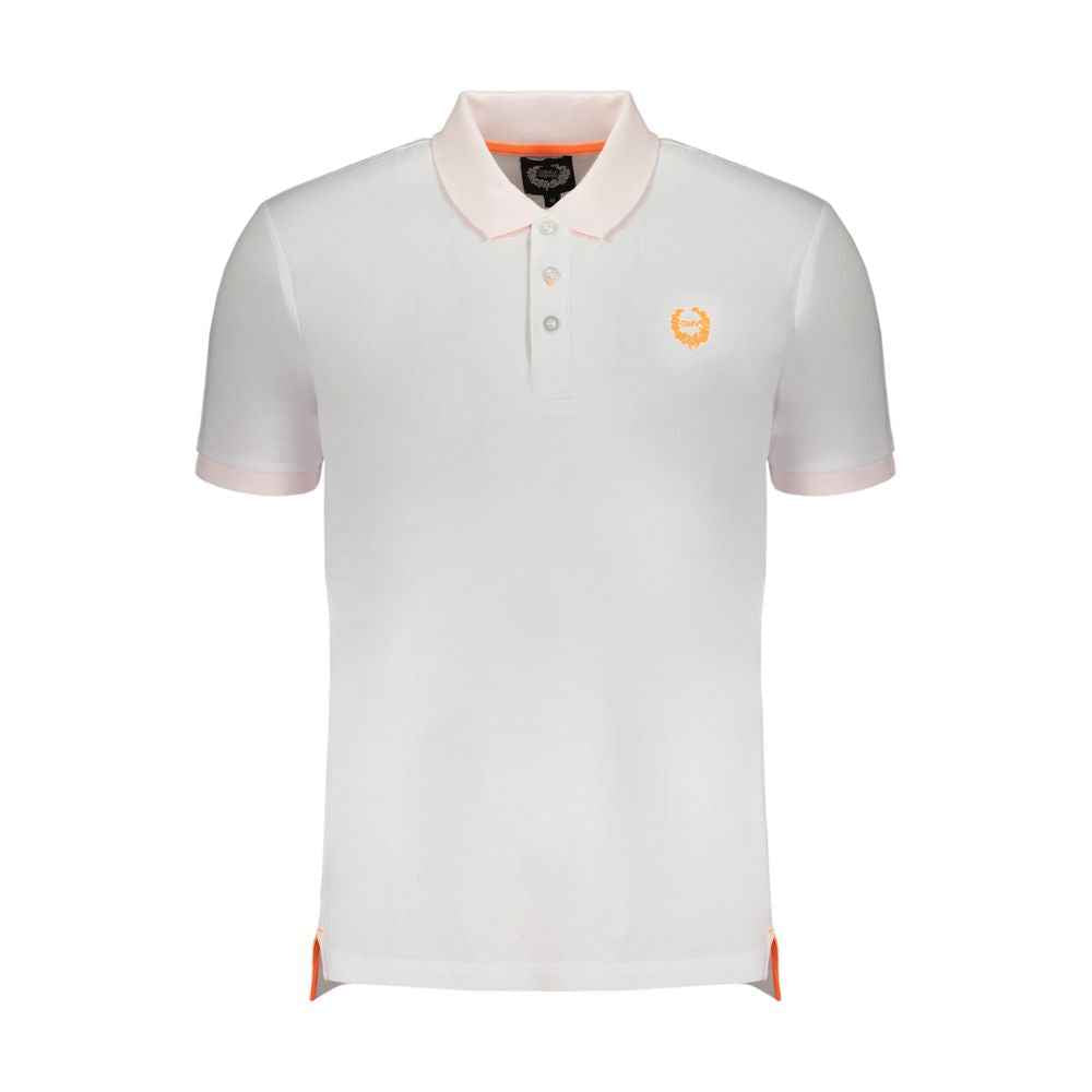 Gianmarco Venturi White Cotton Polo Shirt