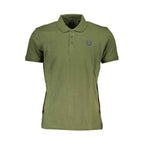 Gianmarco Venturi Green Cotton Polo Shirt