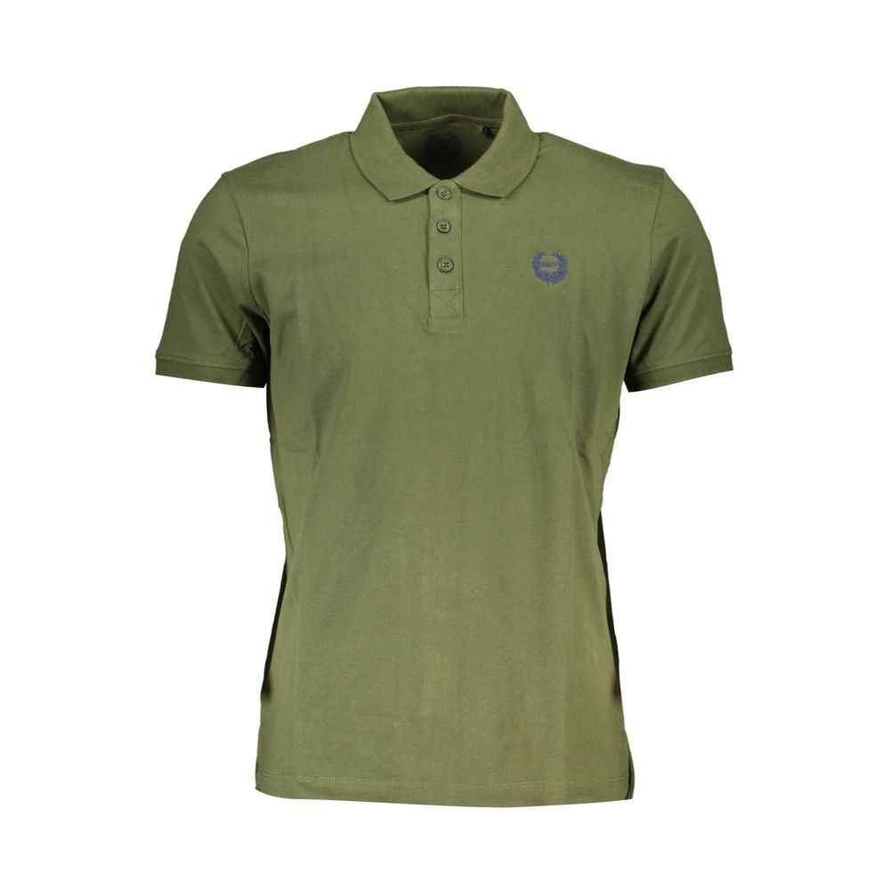Gianmarco Venturi Green Cotton Polo Shirt