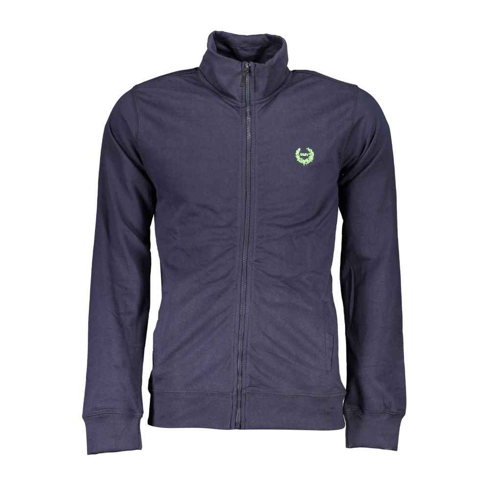 Gianmarco Venturi Blue Cotton Sweatshirt