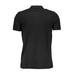 Gianmarco Venturi Black Cotton Polo Shirt