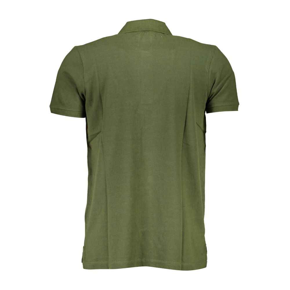 Gianmarco Venturi Green Cotton Polo Shirt