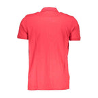 Gianmarco Venturi Red Cotton Polo Shirt