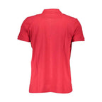 Gianmarco Venturi Red Cotton Polo Shirt