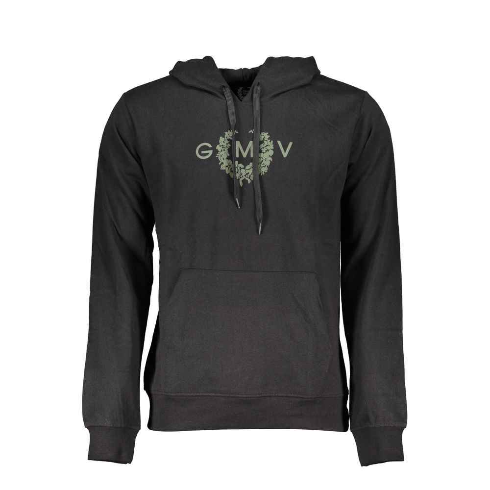 Gianmarco Venturi Black Cotton Sweatshirt