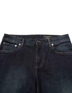 Dolce & Gabbana Dark Blue Cotton Skinny Men Denim Jeans