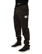 Dolce & Gabbana Brown Re- Edition Cotton Men Cargo Pants