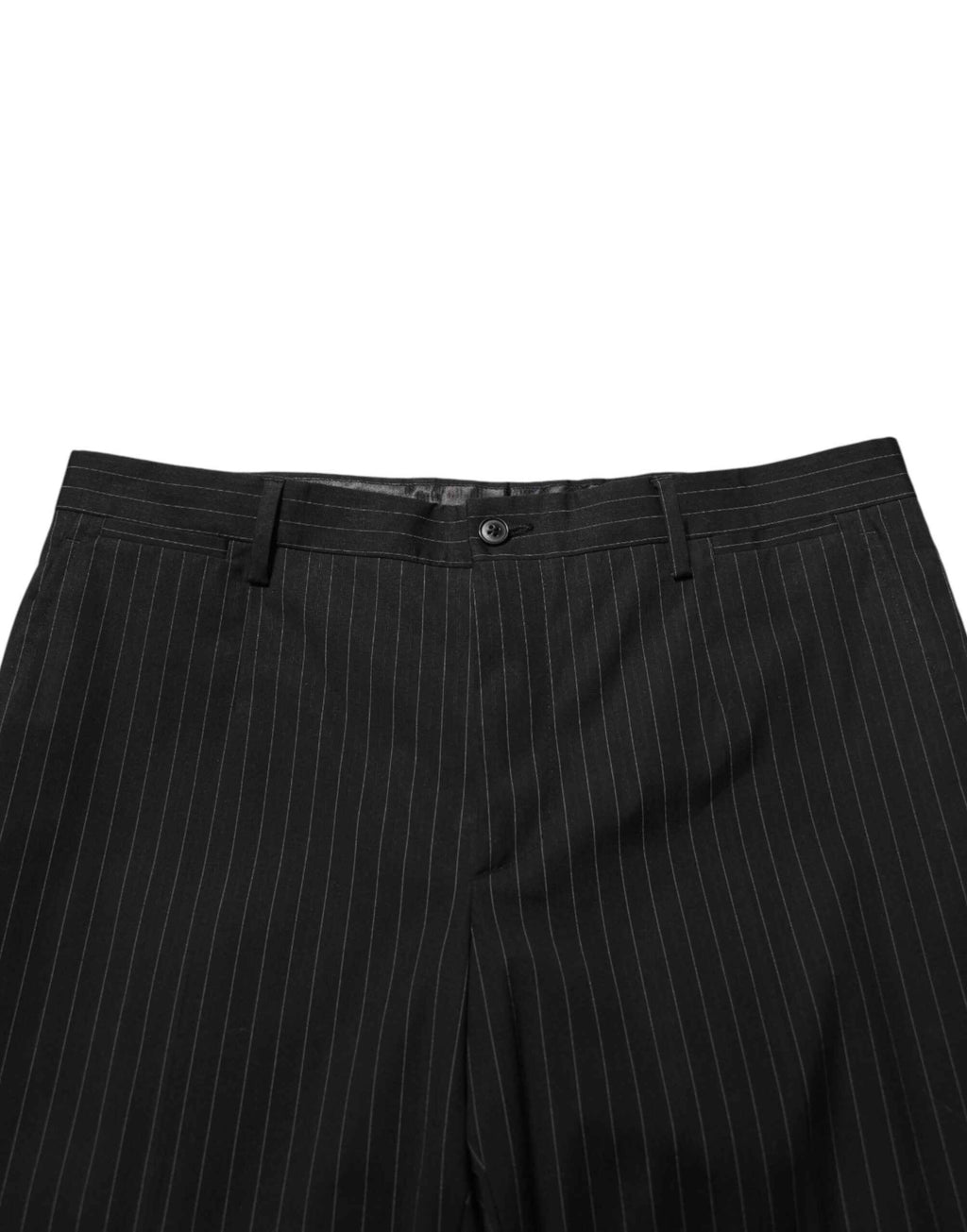 Dolce & Gabbana Black Striped Dress Formal Men Trouser Pants
