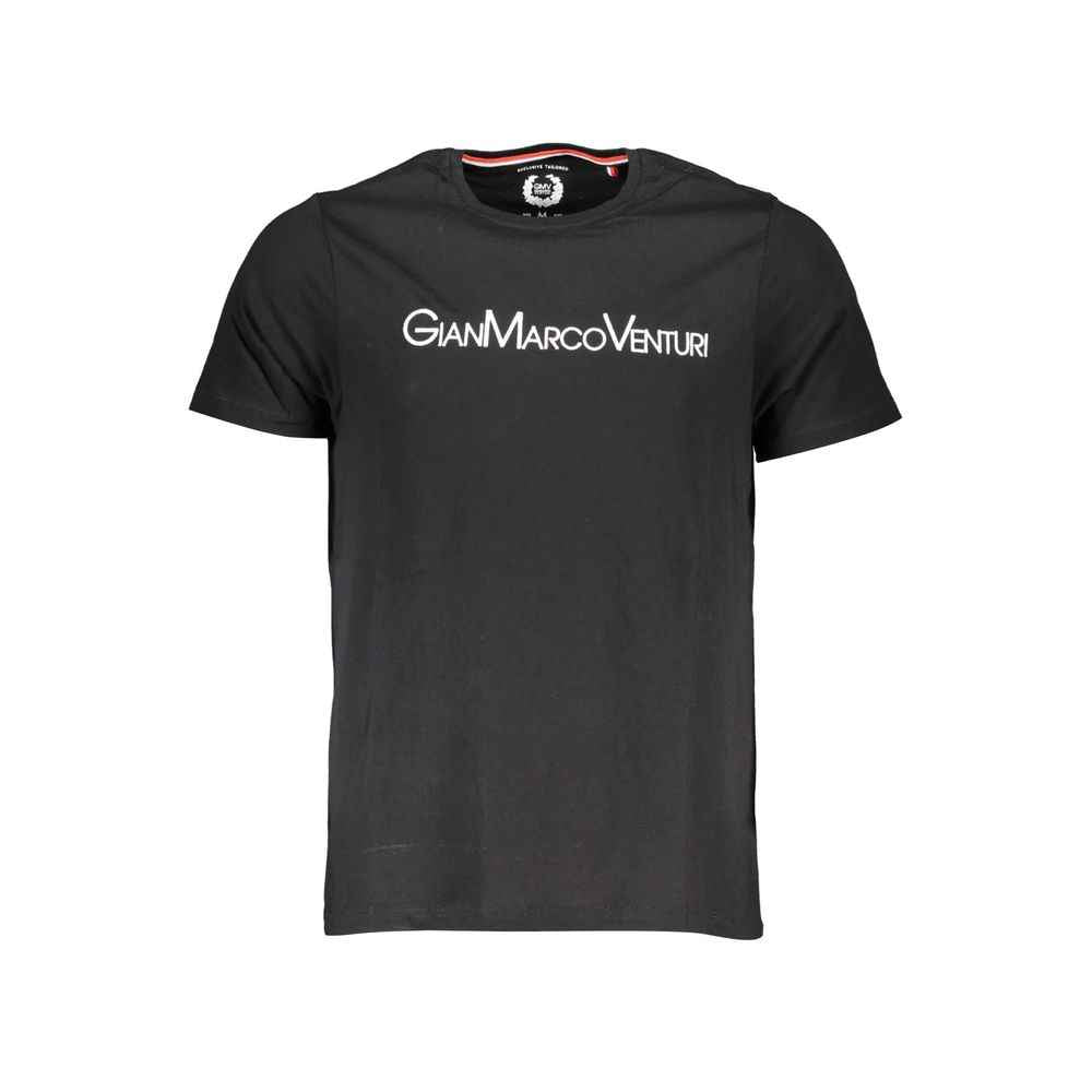 Gianmarco Venturi Black Cotton T-Shirt