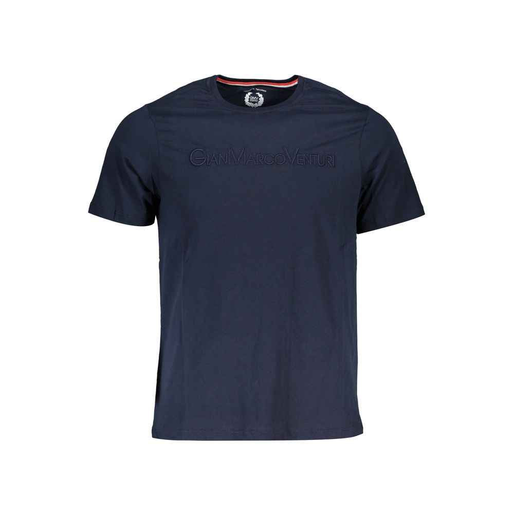 Gianmarco Venturi Blue Cotton T-Shirt