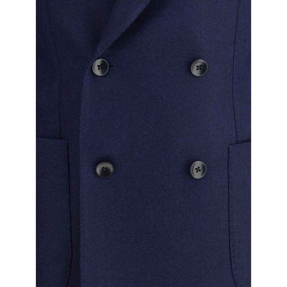 Gi Capri Double-Breasted Jacket in Virgin Wool