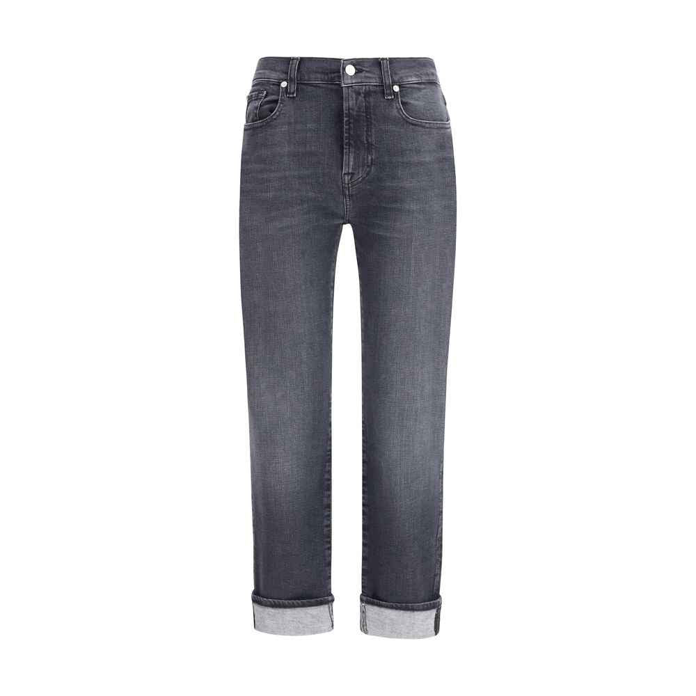 7FOR Relaxed Skinny Slim Illusion Jeans