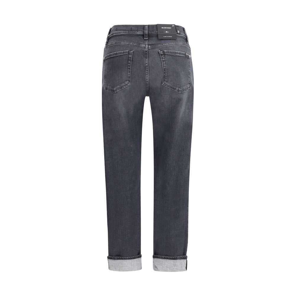 7FOR Relaxed Skinny Slim Illusion Jeans