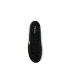 Prada Black Leather Low Top Sneakers