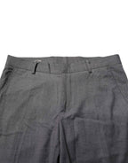 Daniele Alessandrini Gray Polyester Formal Dress Trouser Pants