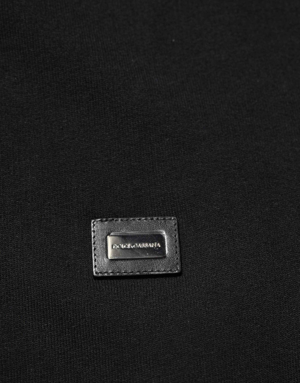 Dolce & Gabbana Sweater Black Cotton Hooded Men Sweatshirt Sweater