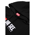 Diesel Black Cotton Hoody