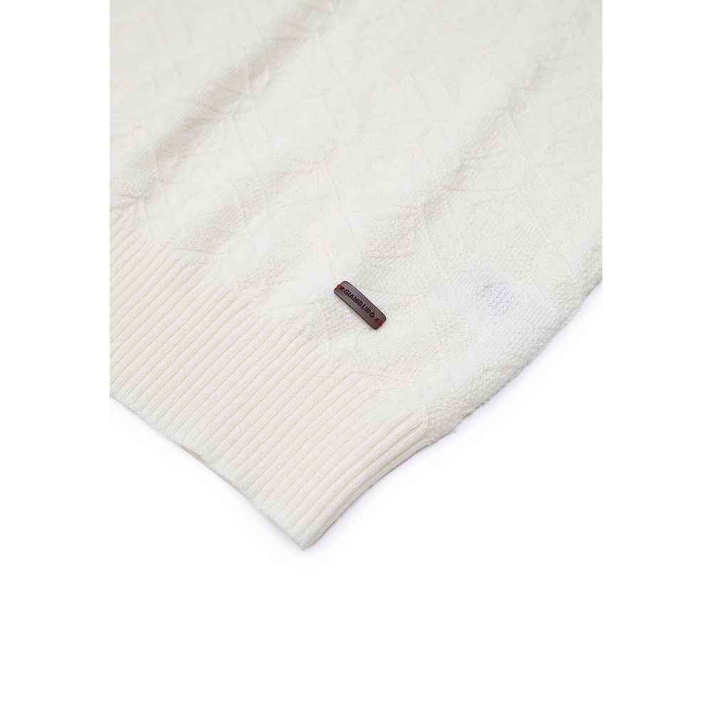 Gianni Lupo Cream Marabou Sportswear