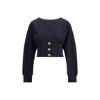 PINKO Cotton Sweatshirt with Corset Detail