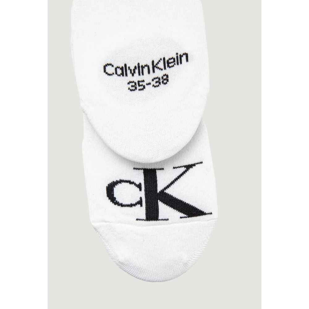 Calvin Klein Jeans White Cotton Sock