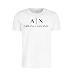 Armani Exchange White Cotton T-Shirt