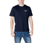 EA7 Emporio Armani Blue Cotton T-Shirt