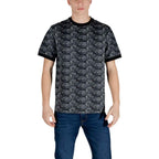 EA7 Emporio Armani Black Cotton T-Shirt