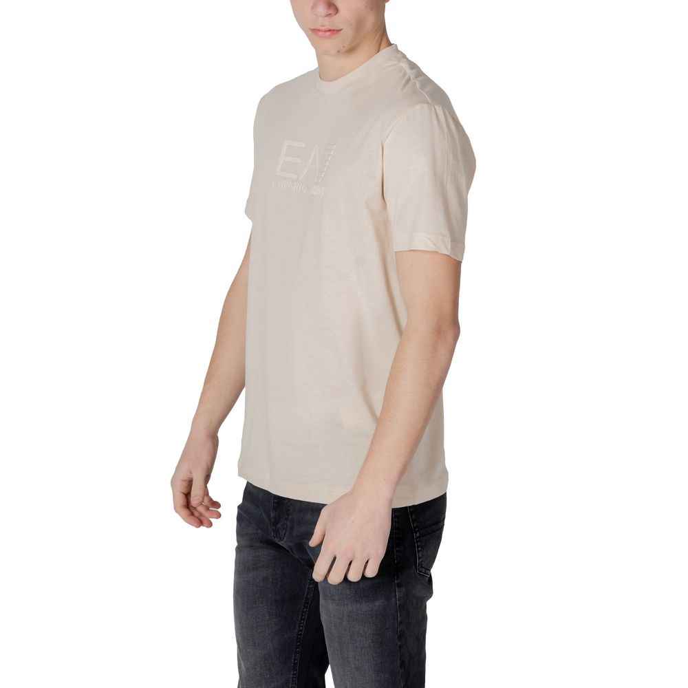 EA7 Emporio Armani White Cotton T-Shirt