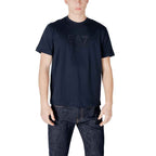 EA7 Emporio Armani Blue Cotton T-Shirt