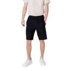 Armani Exchange Black Cotton Bermuda